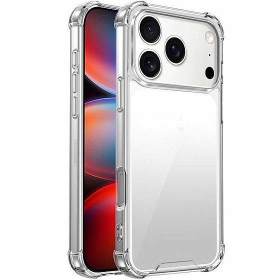 ����� ������� ���� Clear Guard Case ���� Axess ������ ������ ����: iPhone 17 Pro Max (��� ����)