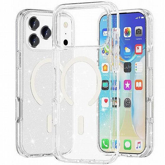 ����� ������� ���� Shield Clear Case MagSafe ���� Axess ������ ������ ����: iPhone 17 Pro Max (��� ����)
