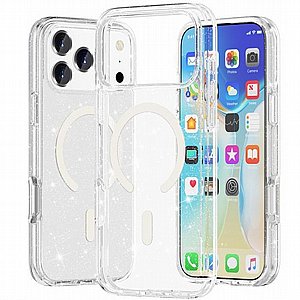 נרתיק סיליקון מדגם Shield Clear Case MagSafe מבית Axess לטלפון סלולרי מדגם: iPhone 17 Pro Max (צבע שקוף) נרתיק סיליקון מדגם Shield Clear Case MagSafe מבית Axess לטלפון סלולרי מדגם: iPhone 17 Pro Max (צבע שקוף)