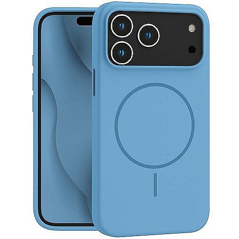 ����� ������� ���� Silicone Case MagSafe ���� Blaze ������ ������ ����: iPhone 17 Pro Max (��� ���)