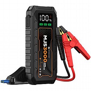 בוסטר / סוללה התנעה לרכב 1200Amp בנפח 20,000mAh מדגם MJS20000 מבית Miracase בוסטר / סוללה התנעה לרכב 1200Amp בנפח 20,000mAh מדגם MJS20000 מבית Miracase
