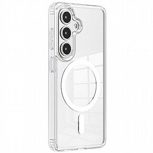 נרתיק סיליקון מדגם Shield Clear Case MagSafe מבית Axess לטלפון סלולרי מדגם: Samsung Galaxy S26 Plus (צבע שקוף) נרתיק סיליקון מדגם Shield Clear Case MagSafe מבית Axess לטלפון סלולרי מדגם: Samsung Galaxy S26 Plus (צבע שקוף)