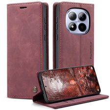 נרתיק עור מדגם Leather Case מבית CASEME לטלפון סלולרי מדגם: Xiaomi Redmi Note 15 Pro 5G (צבע אדום) נרתיק עור מדגם Leather Case מבית CASEME לטלפון סלולרי מדגם: Xiaomi Redmi Note 15 Pro 5G (צבע אדום)