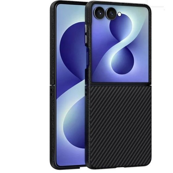 ����� ���� ���� Carbon Fiber Texture Case ���� LaTera ������ ������ ����: Samsung Galaxy Z Flip 8