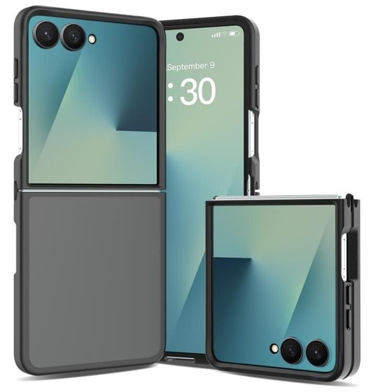 ����� ���� ���� Skin Feel Contrast Case ���� LaTera ������ ������ ����: Samsung Galaxy Z Flip 8 (��� ����)