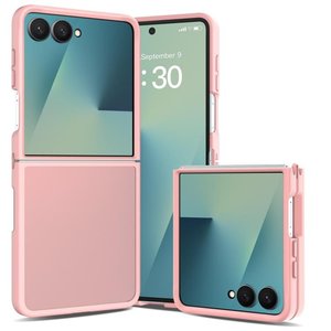 נרתיק קשיח מדגם Skin Feel Contrast Case מבית LaTera לטלפון סלולרי מדגם: Samsung Galaxy Z Flip 8 (צבע ורוד) נרתיק קשיח מדגם Skin Feel Contrast Case מבית LaTera לטלפון סלולרי מדגם: Samsung Galaxy Z Flip 8 (צבע ורוד)