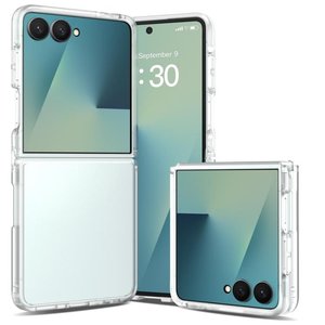 ����� ���� ���� Skin Feel Contrast Case ���� LaTera ������ ������ ����: Samsung Galaxy Z Flip 8 (��� ����)
