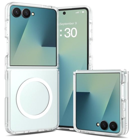 ����� ���� ���� Skin Feel Contrast MagSafe Case ���� LaTera ������ ������ ����: Samsung Galaxy Z Flip 8 (��� ����)